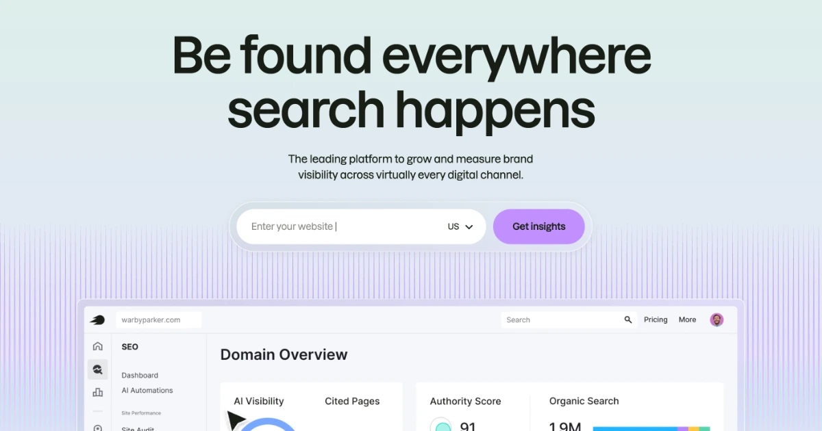 Semrush Landing Page