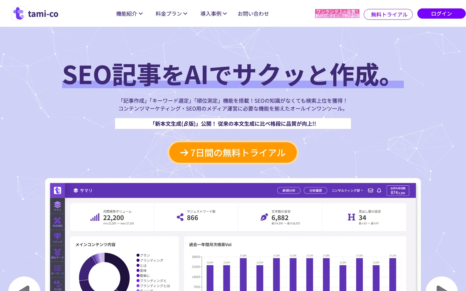 tami-co のトップページ