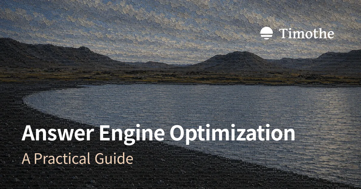 Answer Engine Optimization - A Practical Guide