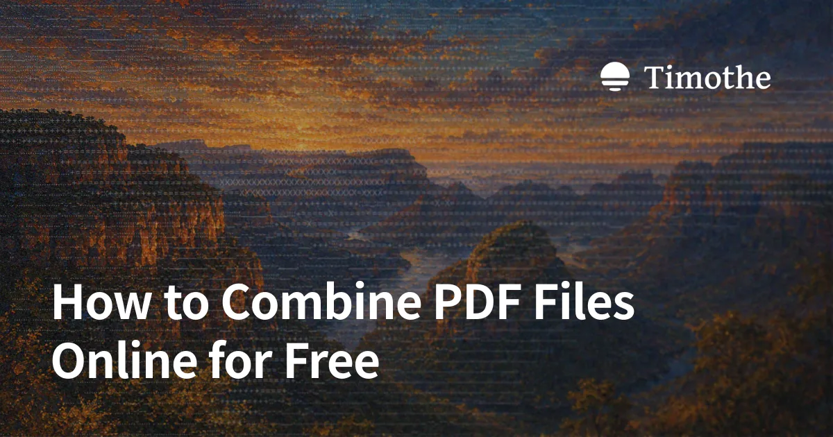 How to Combine PDF Files Online for Free